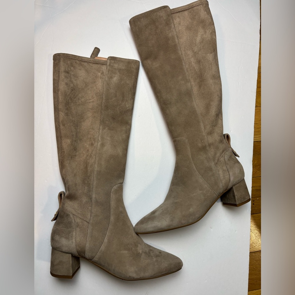 Cole Haan‎ Grand OS Women's Go-To Block-Heel suede Boots sz 7